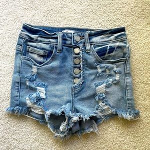 Ultra high rise KanCan jean shorts size 25 (small)